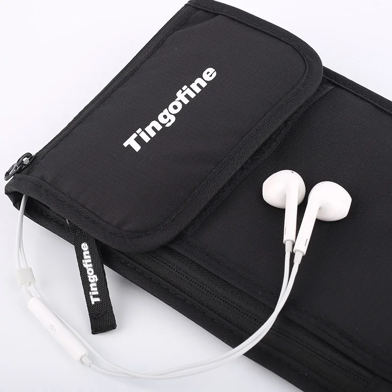 Нейлоновая Противоугонная сумка для путешествий паспорта шеи RFID блокировка