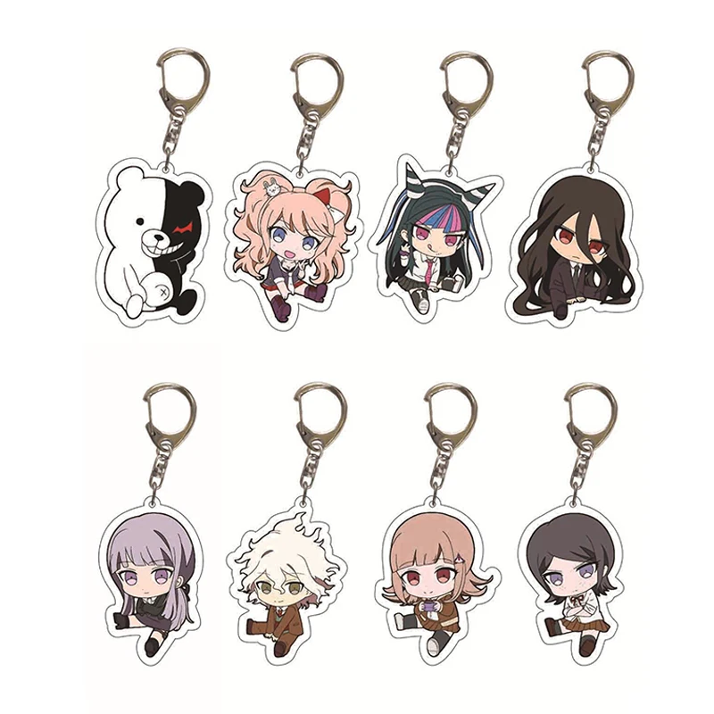 Danganronpa двусторонняя акриловая брелок для фанатов Коллекция аниме игровые