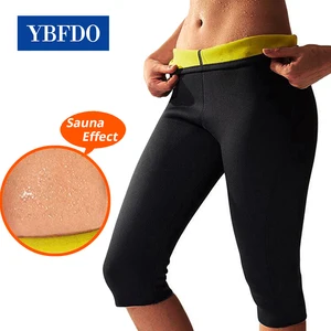 YBFDO Women Sauna Sweat Weight Loss Slimming Neoprene Pants Hot Thermo Waist Trainer Slimming Leggin