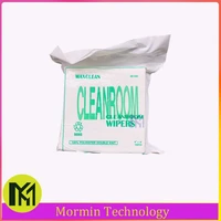 cleanroom wipes polyester double knit 9 x 9 for printing equipments 150 pcs