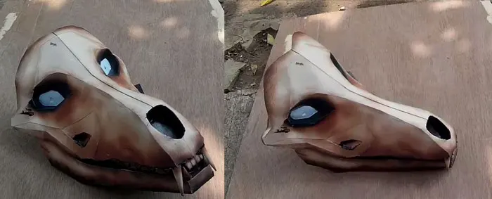 3d Бумажная Маска модный волк фисташки огненное ремесло модели костюм животного