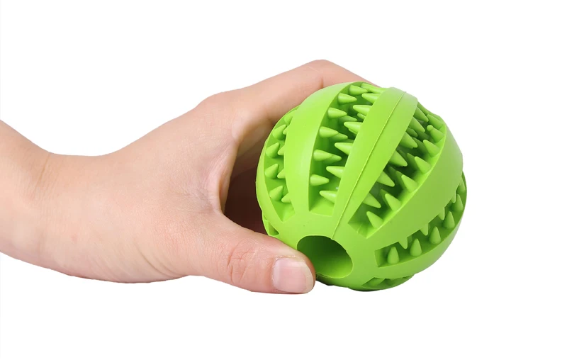 Pet Sof Pet игрушки для собак игрушка забавный интерактивный эластичный шарик жевательная игрушка для собаки зуб чистый шар еды Экстра-жесткий резиновый мяч