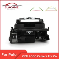 oem rear view camera with bracket flip logo camera for vw polo after 2018 mib 2gd 827 469 3gg 827 469