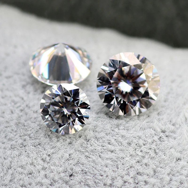 Свободные бриллианты GH бесцветные бриллиантовые круглые огранки VVS драгоценные