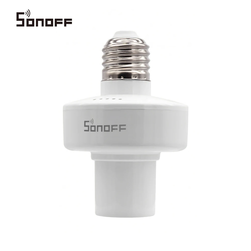 Беспроводной смарт-держатель для светодиодной лампы Sonoff Slampher RF E27 433 МГц