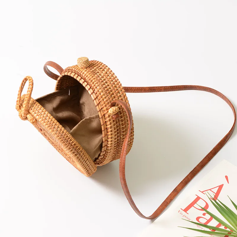 Ротанговая корзина с вырезами ins антикварная художественная ручная плетеная