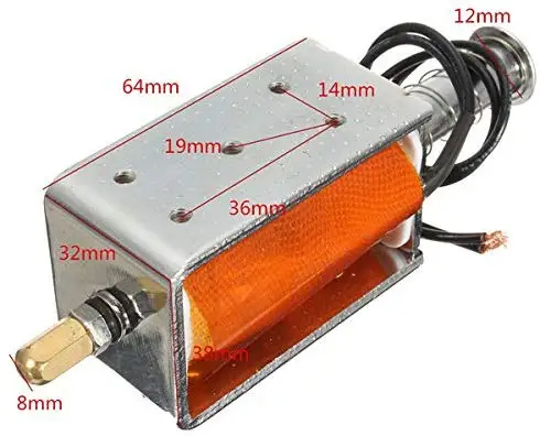 VS1 AC220V DC12V DC24V 8A Push Pull типа открытая рама трубчатый Магнит Электромагнит