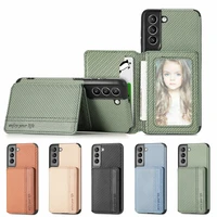 10pcs lattice pu leather wallet built in magnet flip phone cover for samsung galaxy s21 s20 ultra plus note 20 a12 a82