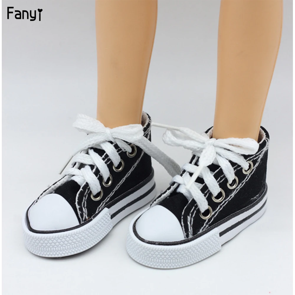 Кукольная обувь 7 5 см кроссовки повседневные шнурки Обувь для 60 кукла 1/3 BJD белый