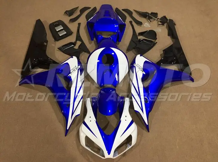 

Injection Molding New ABS Motorcycle Whole Fairings Kit Fit for HONDA CBR1000RR 2006 2007 06 07 Bodywork set blue white