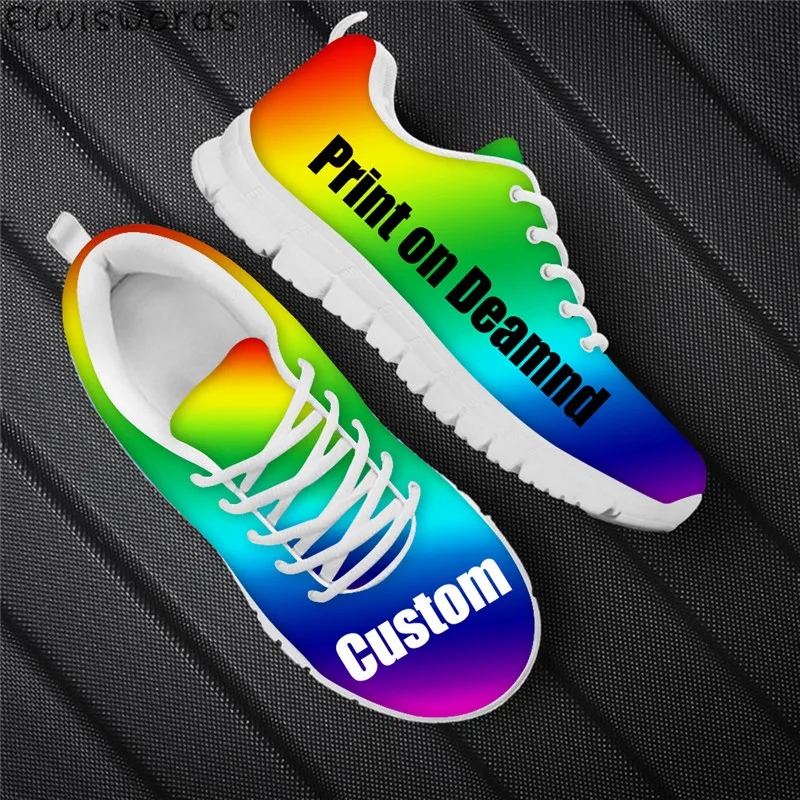 2020 Модные женские повседневные кроссовки ELVISWORDS с вашим