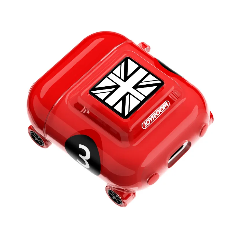 Новые Мультяшные автомобильные AirPods Чехлы Защитные беспроводные Bluetooth наушники