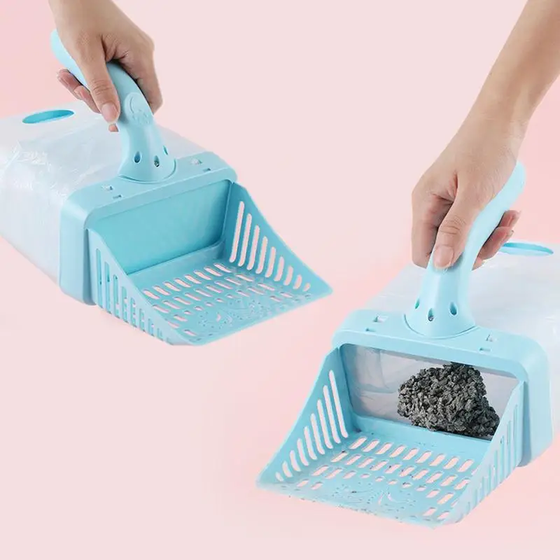 Ковш для кошачьего туалета съемная лопатка котенок с ведром практичные