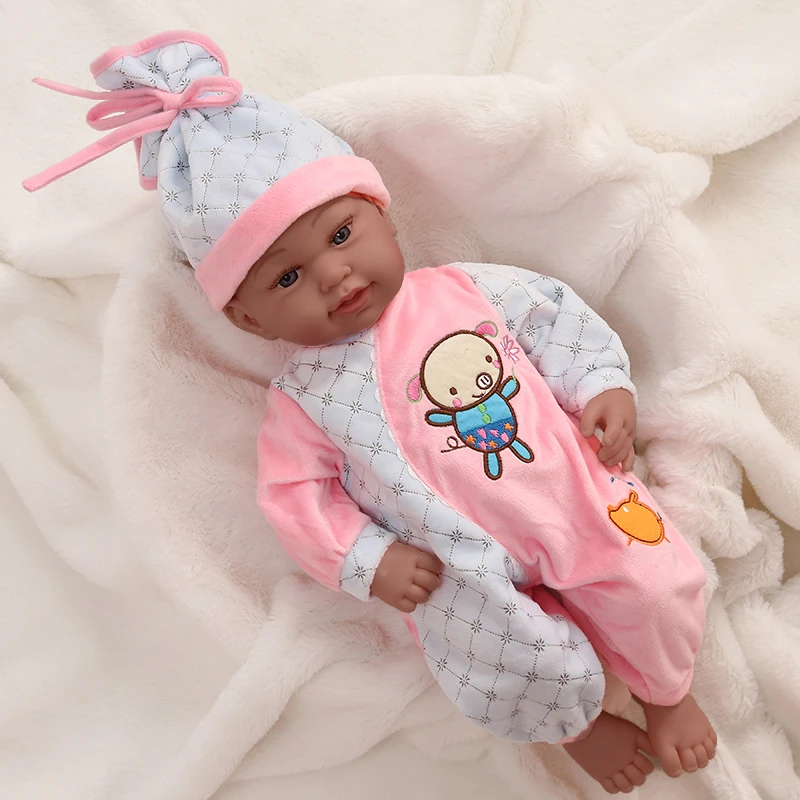 JX-255 45 см ITOUCH функциональные детские куклы, говорящие на папе, маме, смеющиеся плачущие, силиконовые Реборн, Супер реалистичные для малышей, Boneca, подарок игрушки для девочек кукла реборн - Цвет: JX-255
