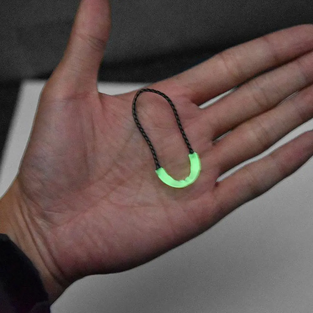 

10/20pcs Zipper Pull Cords kit Markers Ultra-Bright Glow in The Dark Night for Coats Jackets rucksacks Handbags and Tent Zippers