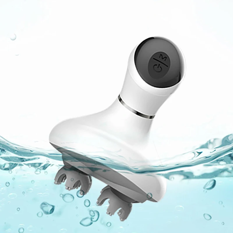 

Intelligent Head Massager IPX7 Waterproof Massager USB Charging Wireless Head Massager Pressure Relaxation Body Back Massager