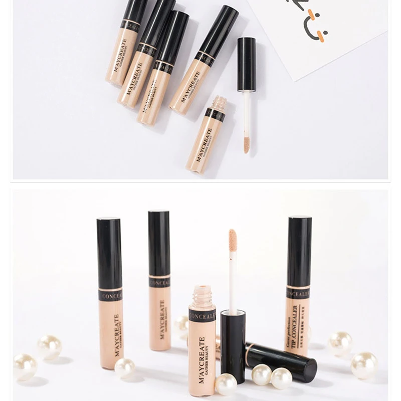 

New 3 Color Eye Concealer Base Professional Makeup Liquid Concealer Waterproof Face Contouring Foundation Cosmetics For All Skin