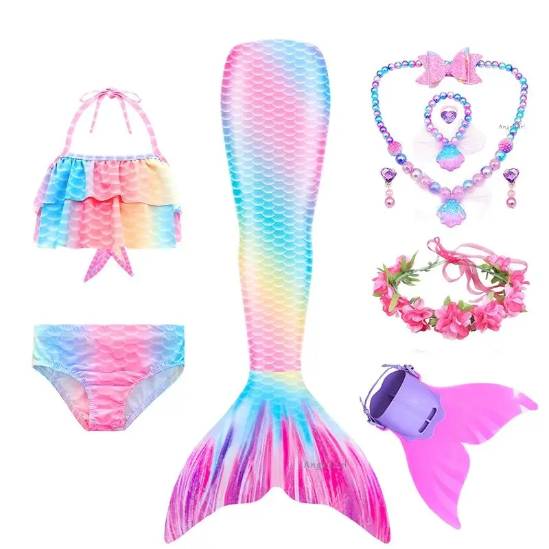 

Женское платье русалки с моноластами, купальный костюм для косплея, для праздника, дня рождения, 2021