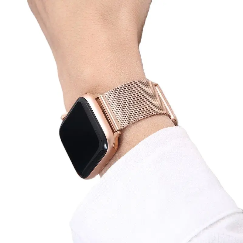 

For Apple Watch Series 6 Band SE 44mm 40mm IWatch 5 4 Milanese Strap for Applewatch 42mm 38mm IWatch 3 Stainless Steel Bracelet