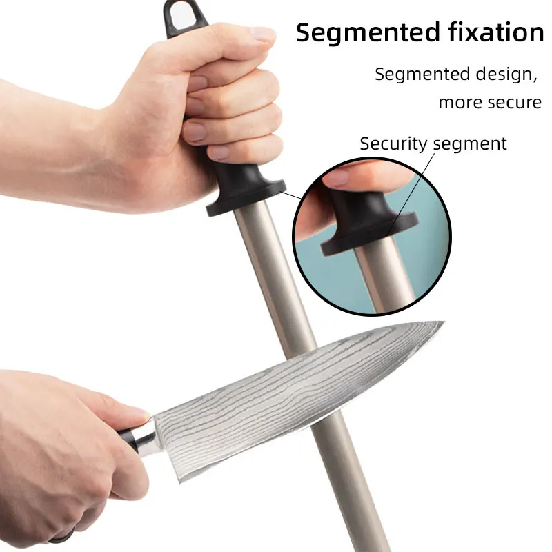 8 12 inch diamond steel stick rod knife sharpener grinding honing sharpening stone kitchen accessories gadgets tools bar musats free global shipping