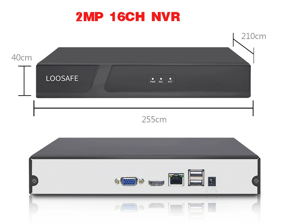 LOOSAFE 1080P HDMI POE NVR комплект CCTV система безопасности DVR 16 шт. аудио запись ip-камера P2P видео камера безопасности комплект 1 ТБ HDD