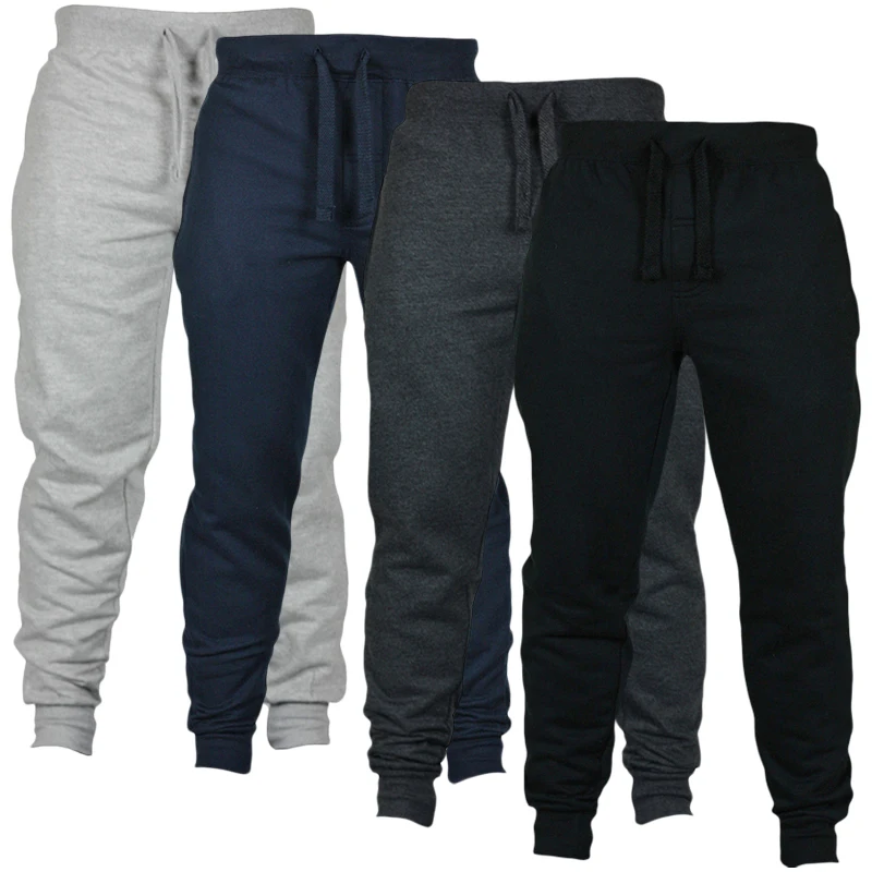 

Men's Sweatpants Spring Autumn Fitness Bodybuilding Fitness Sweatpants Tight Jogging Pants Cargo Sportswear Breeches Trousers