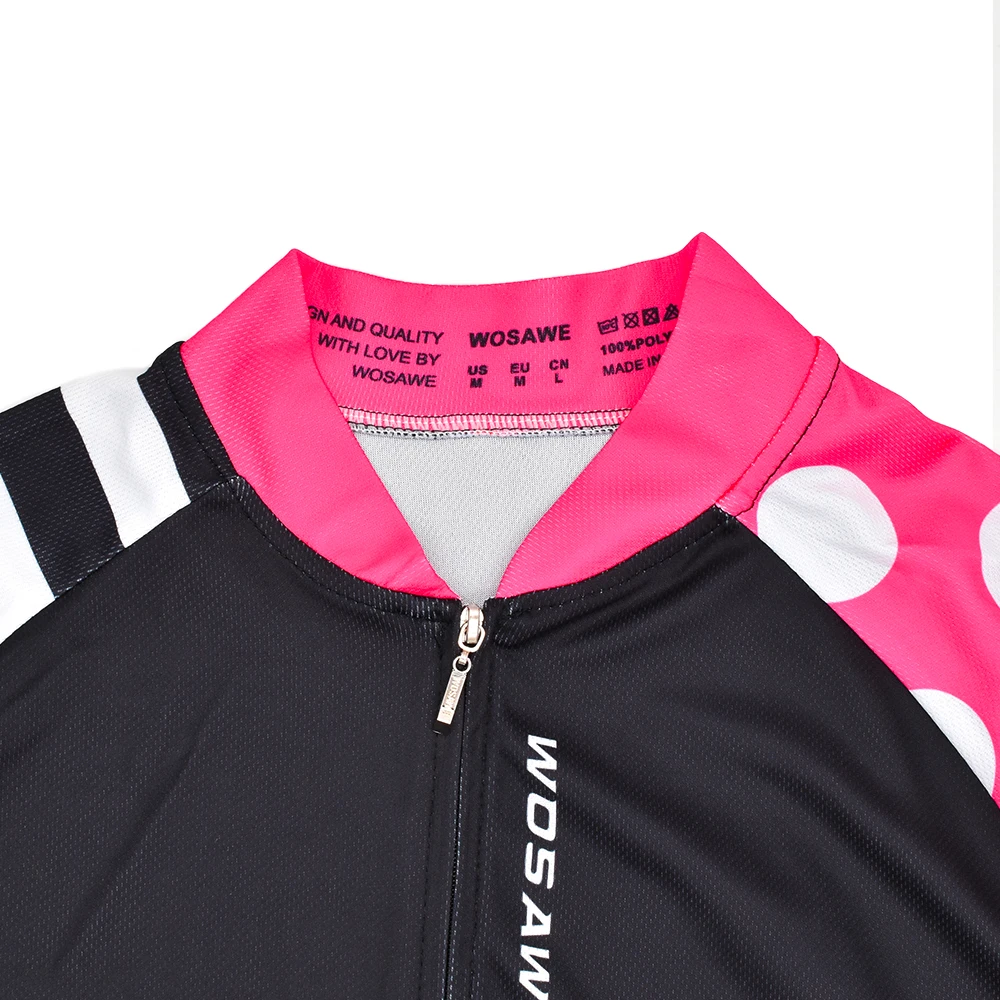 WOSAWE Летняя женская футболка с коротким рукавом для горного велосипеда дышащая