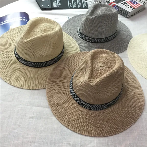 Шляпа мужская хлопковая в этническом стиле модная Панама от солнца для отдыха на