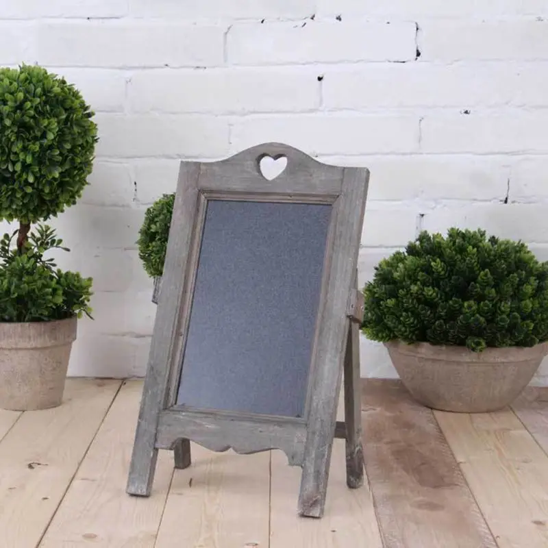 

Wooden Desktop Memo Message Blackboard Chalkboard Easel Restaurant Restaurant