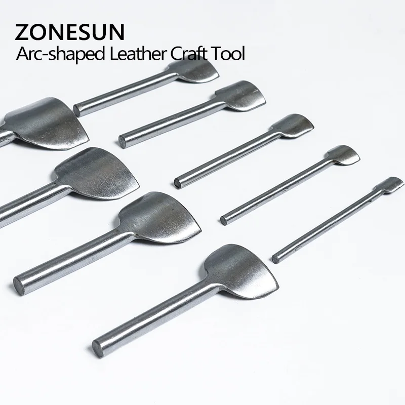 ZONESUN 9 шт./компл. угловой резак из нержавеющей стали для ремня полый ручной Дырокол