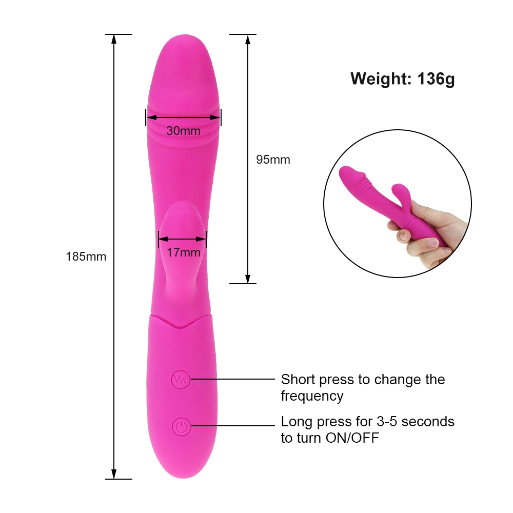 Мягкий вибратор кролик полностью силиконовый фаллоимитатор вибраторы точки G