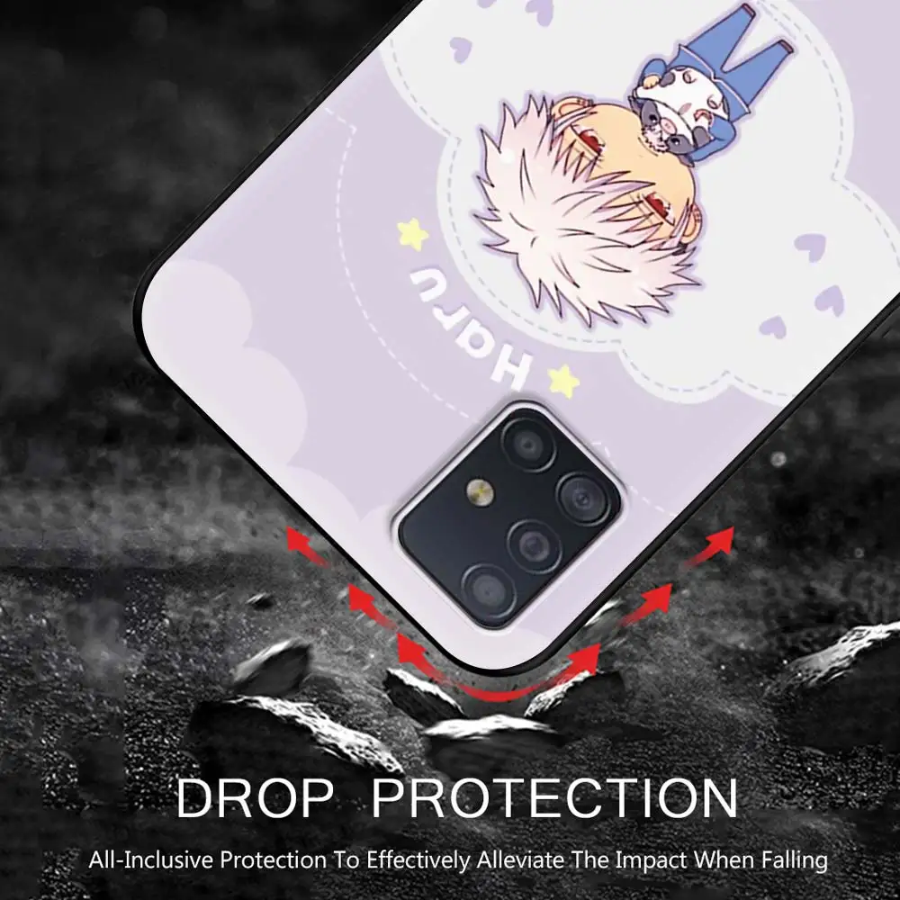

Phone Case For Samsung Galaxy A51 A71 A50 A21s A31 A10 A41 A20e A70 A30 A11 A40 A12 Silicon Cover Cute Fruits Basket Anime
