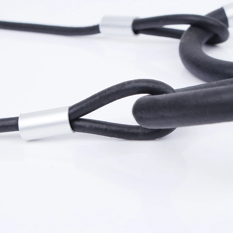 

YD&YDBZ Winding Big Circle Statement Necklaces Women Hyperbole Elastic Rubber Rope Long Necklace Handmade Jewelry Accessories