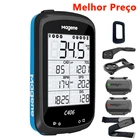 Велокомпьютер MAGENE C406 Strava, спидометр, GPS-трекер, измеритель частоты вращения педалей, Водонепроницаемый IPX6