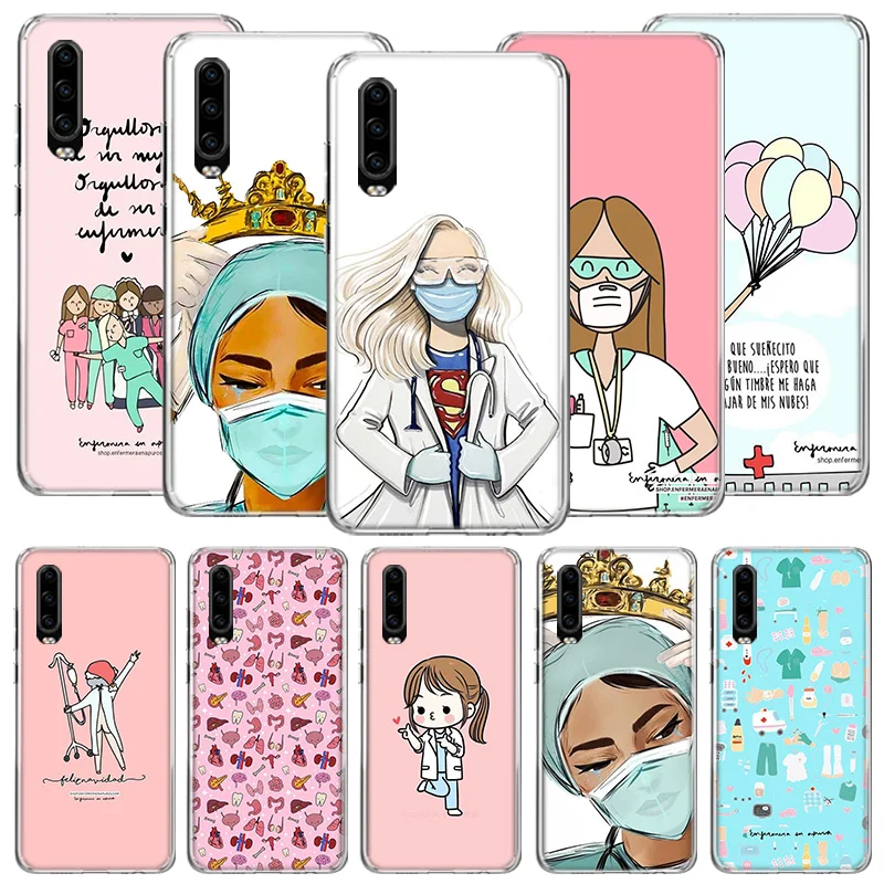 

Cartoon Medicine Doctor Nurse Phone Case For Xiaomi Poco X4 GT X3 NFC X5 Pro 5G M5 M5S M4 M3 Note 10 Lite Mi A1 A2 A3 F3 F2 F1 C