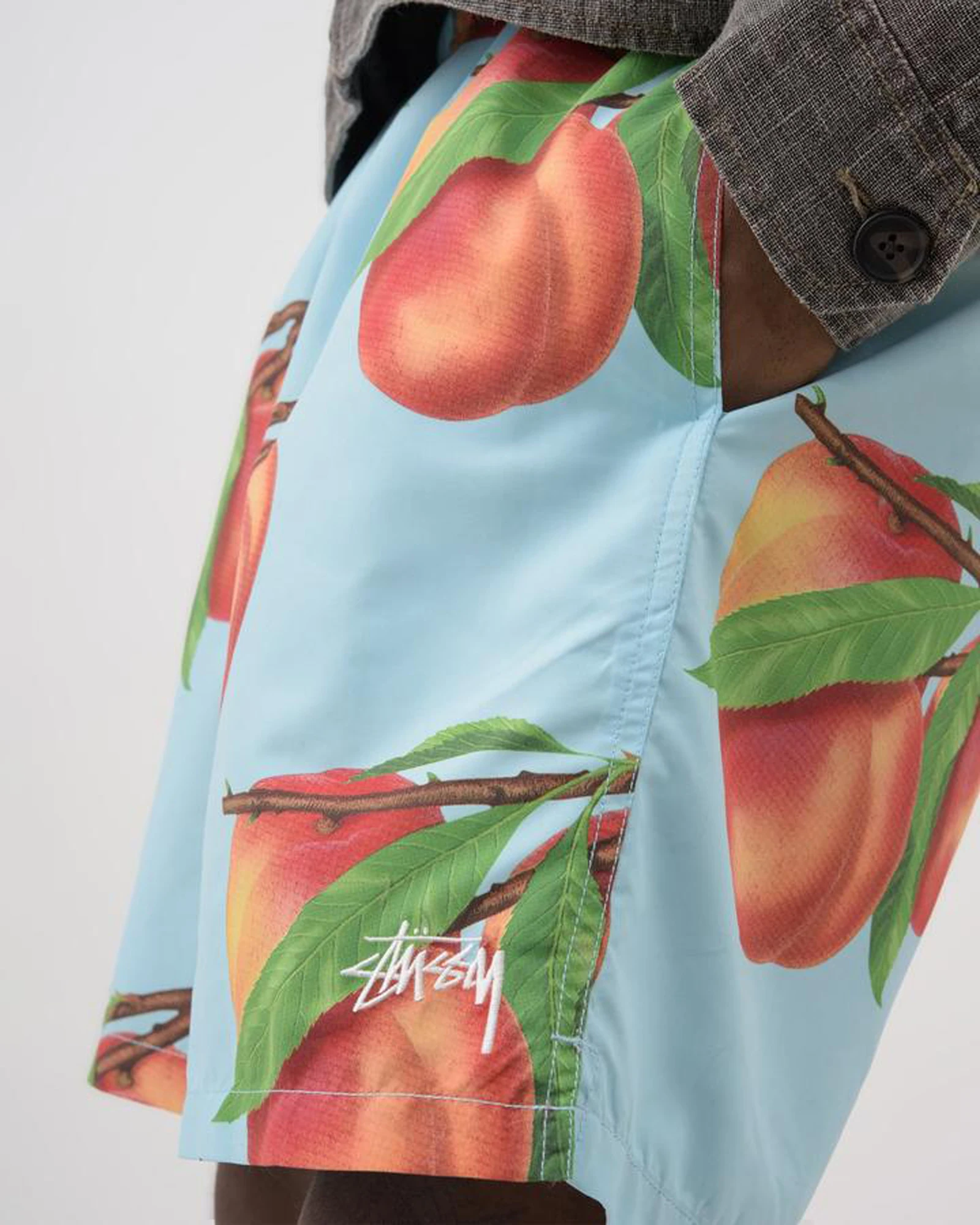 

Summer New Rose Design Casual Shorts Street Hip Hop Fitness Polyester Fast Dry Breathable Embroidery Men's Shorts