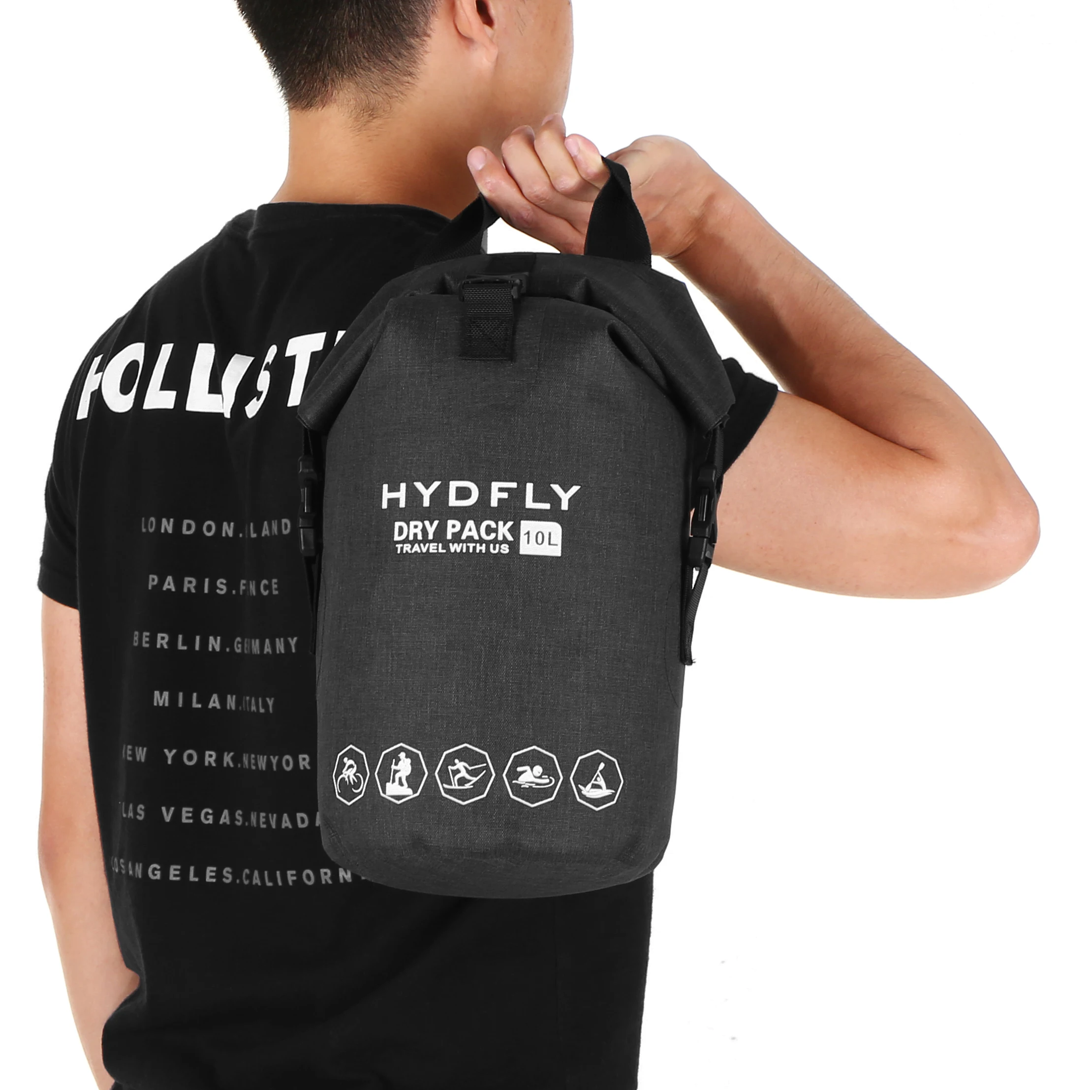 Открытый плавательный водонепроницаемый мешок треккинг Сумка плавающий