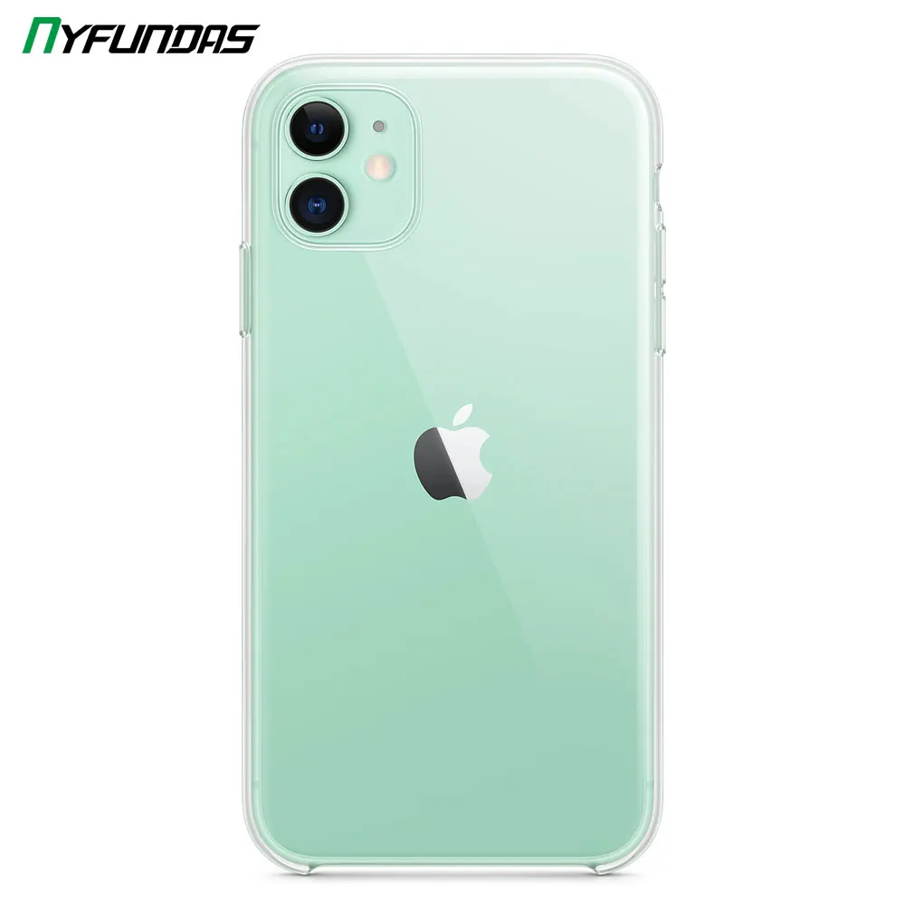 Оригинальный прозрачный чехол для Apple iPhone 11 Pro Max 12 X XR XS 8 Plus 7 6 iPhone11 противоударный