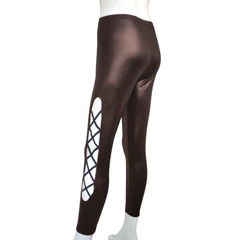 Новинка 2020 сексуальные женские леггинсы из спандекса и искусственной кожи