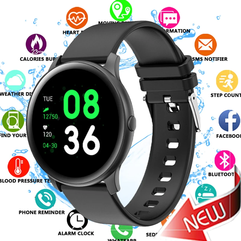 Женские умные часы модные с монитором сердечного ритма кислородом спортивные