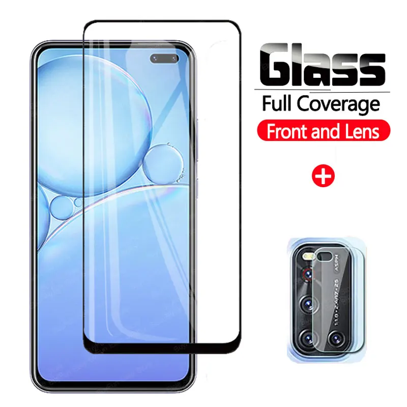 

Стекло для камеры 2 в 1 для Vivo V19 защита для экрана закаленное стекло для vivo v19 v17 v 19 17 Защитная пленка для объектива
