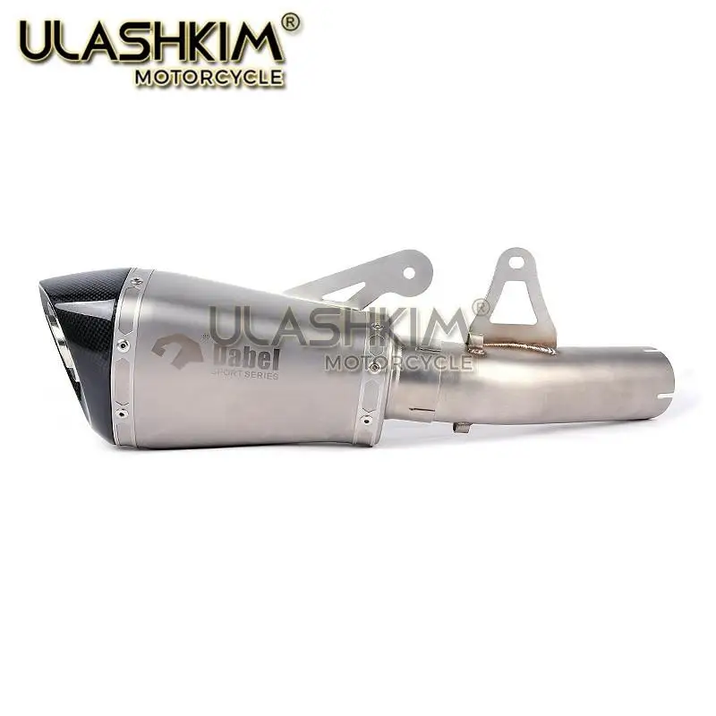 Мотоцикл из углеродного волокна глушитель Escape средняя звеньевая труба полная