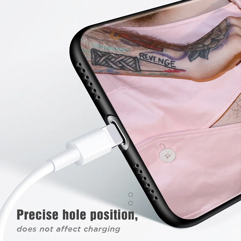 

Hip Hop Rapper Lil Peep For Apple iPhone 12 Mini 11 XS Pro Max XR X 8 7 6 6S Plus 5 5S SE 2020 Black Phone Case
