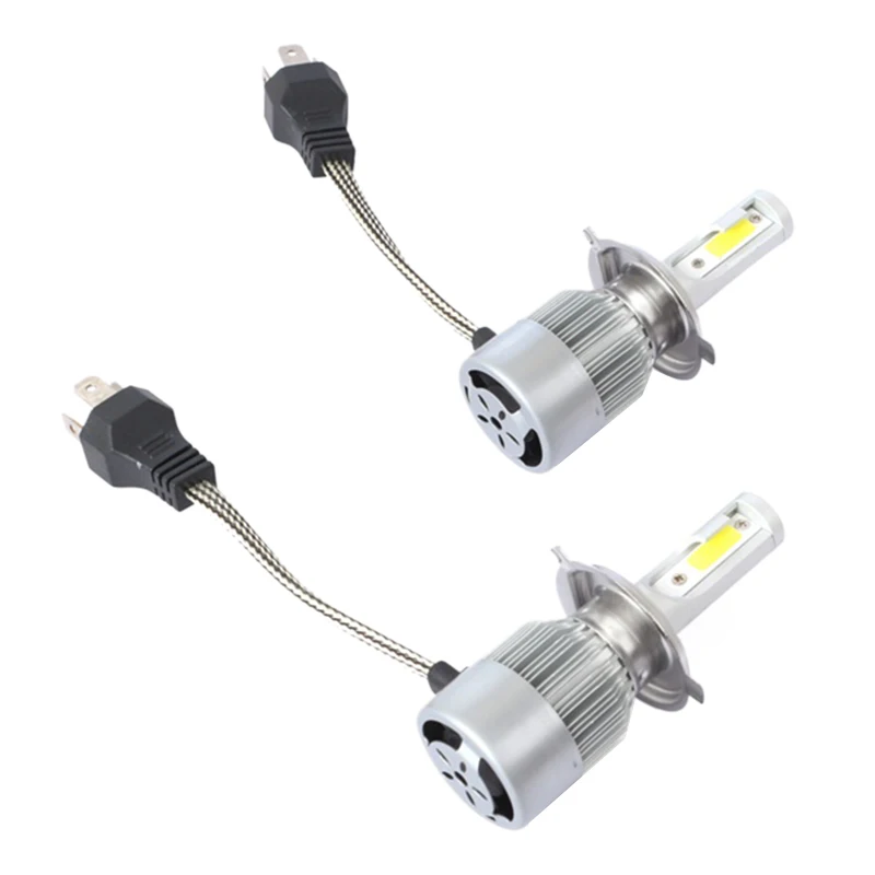 C6 Светодиодные Автомобильные передсветильник ры 2 шт. 3000K желсветильник