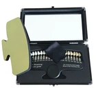 20 цветов s luxary packing dental 3D shade guide, цветной компаратор с зеркалом для отбеливания зубов