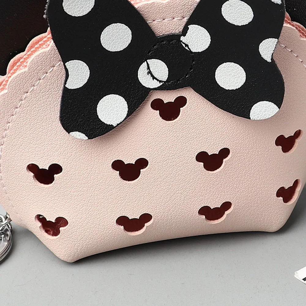 Модный Дамский ажурный кошелек из искусственной кожи милый мультяшный мини