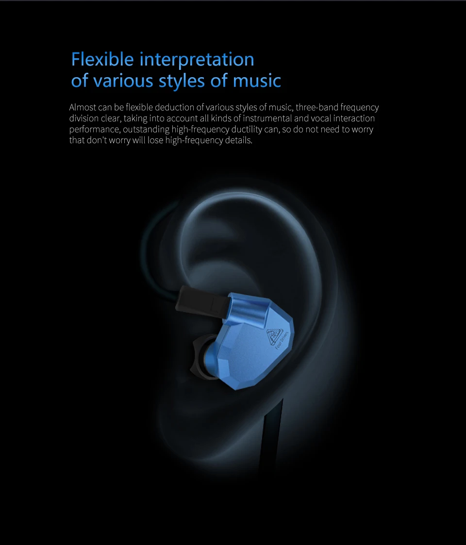 KZ ZS5 гибридные наушники 2DD+ 2BA динамические сбалансированные арматурные спортивные наушники шумоизолирующая гарнитура Hi-Fi музыкальные наушники