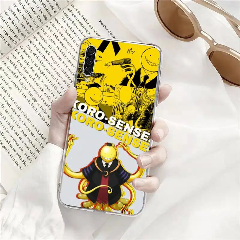 

Assassination Classroom Phone Case Transparent for Samsung s9 s10 s20 Huawei honor P20 P30 P40 xiaomi note mi 8 9 pro lite plus