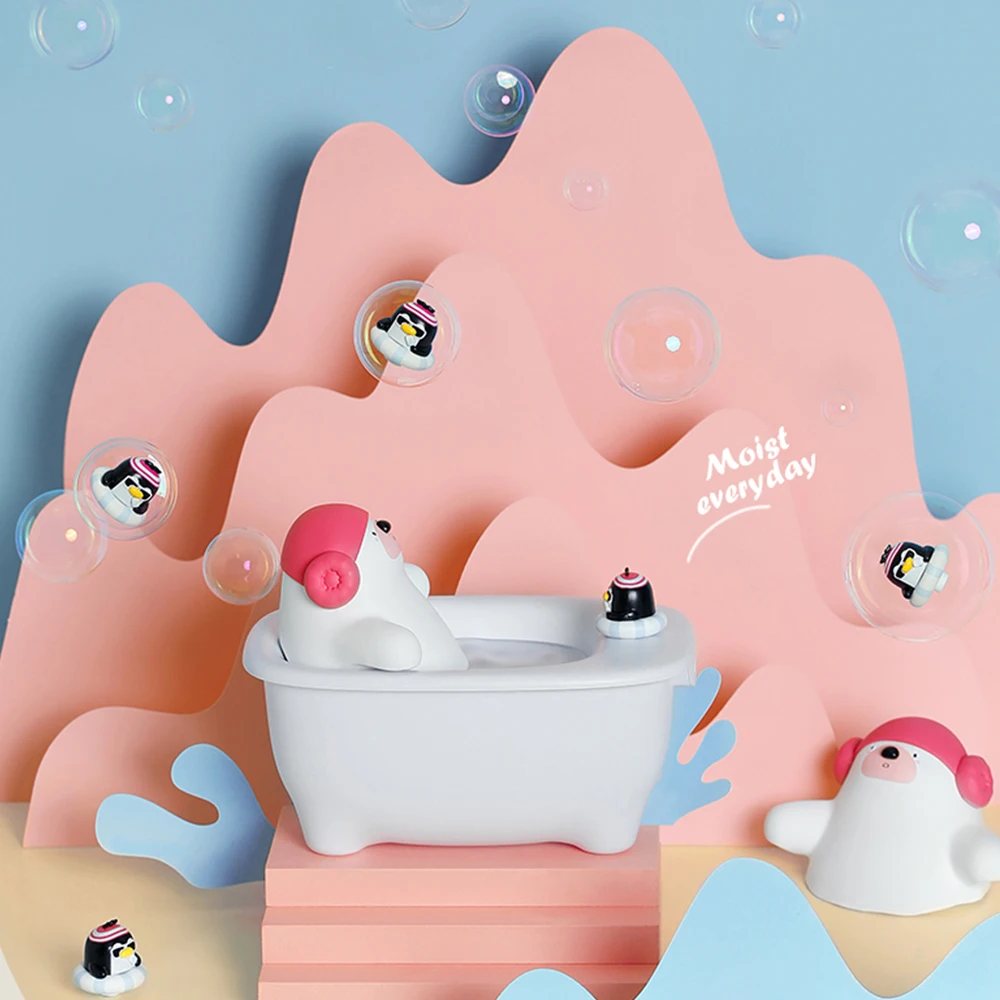 Увлажнитель-Ароматизатор воздуха портативный с функцией очистки и отключения 550