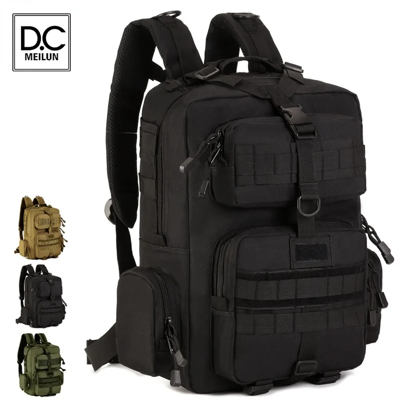 

DC.meilun Men's 20L Military Tactical Backpack,Waterproof Sports Rucksack,Outdoor 600D Molle Army Hunting Bags for Traveling